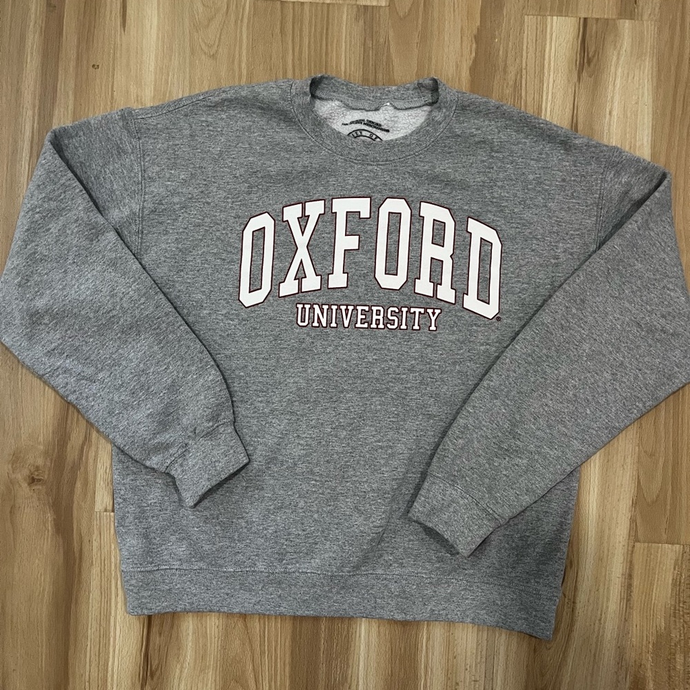 Oxford Gray Crewneck Sweater